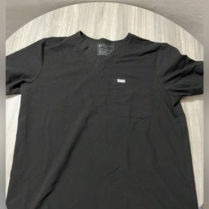 mens figs scrubs size large color black